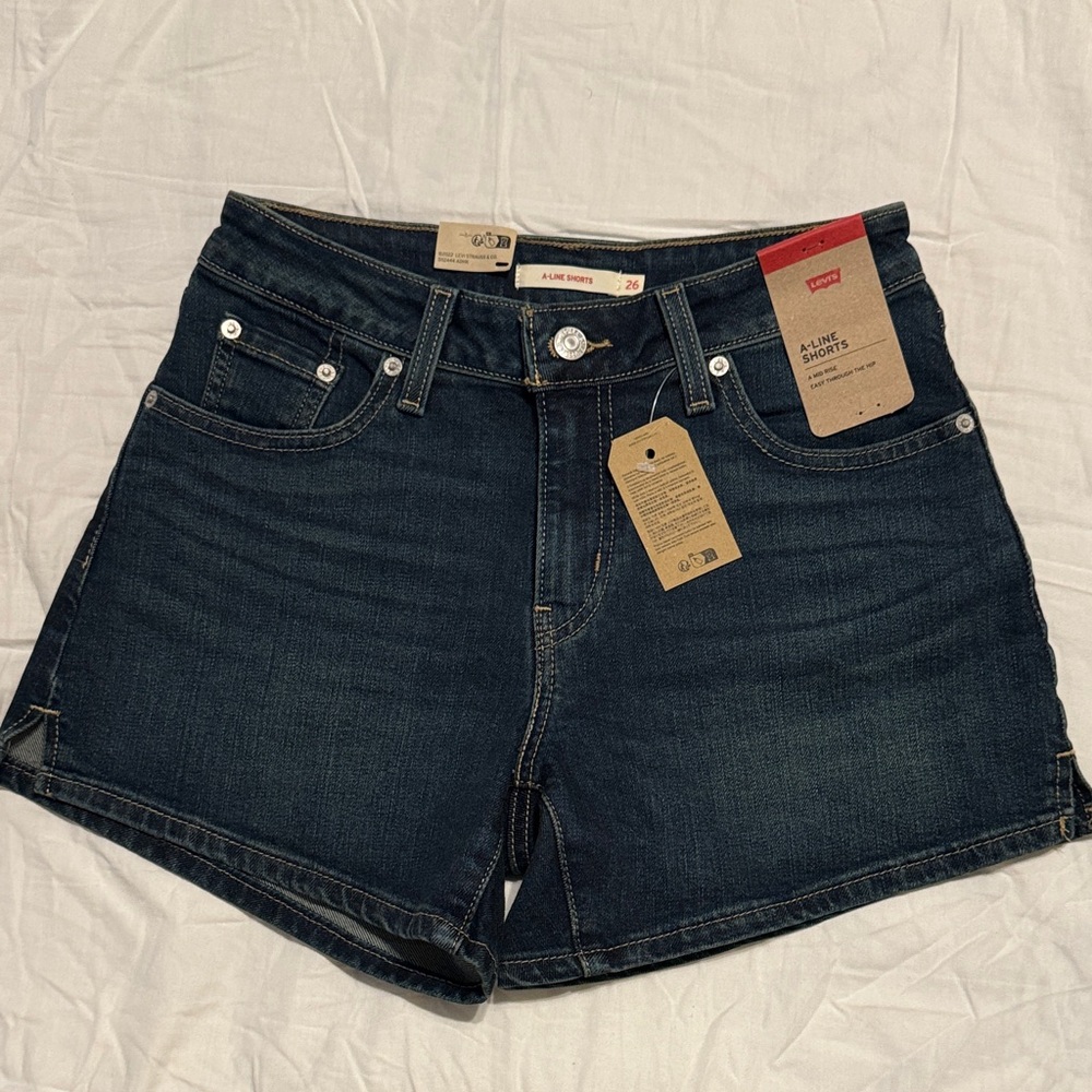 Levi's Women's Indigo Jean Shorts